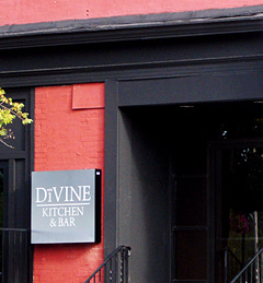 The DiVine Kitchen and Bar is located at the corner of Fall Street and State Street in Seneca Falls.